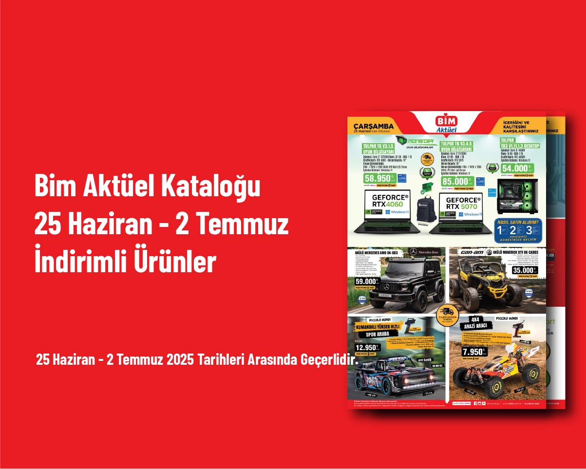 Bim Aktüel Kataloğu - 25 Haziran - 2 Temmuz İndirimli Ürünler Bim Aktüel Kataloğu - 25 Haziran - 2 Temmuz İndirimli Ürünler
