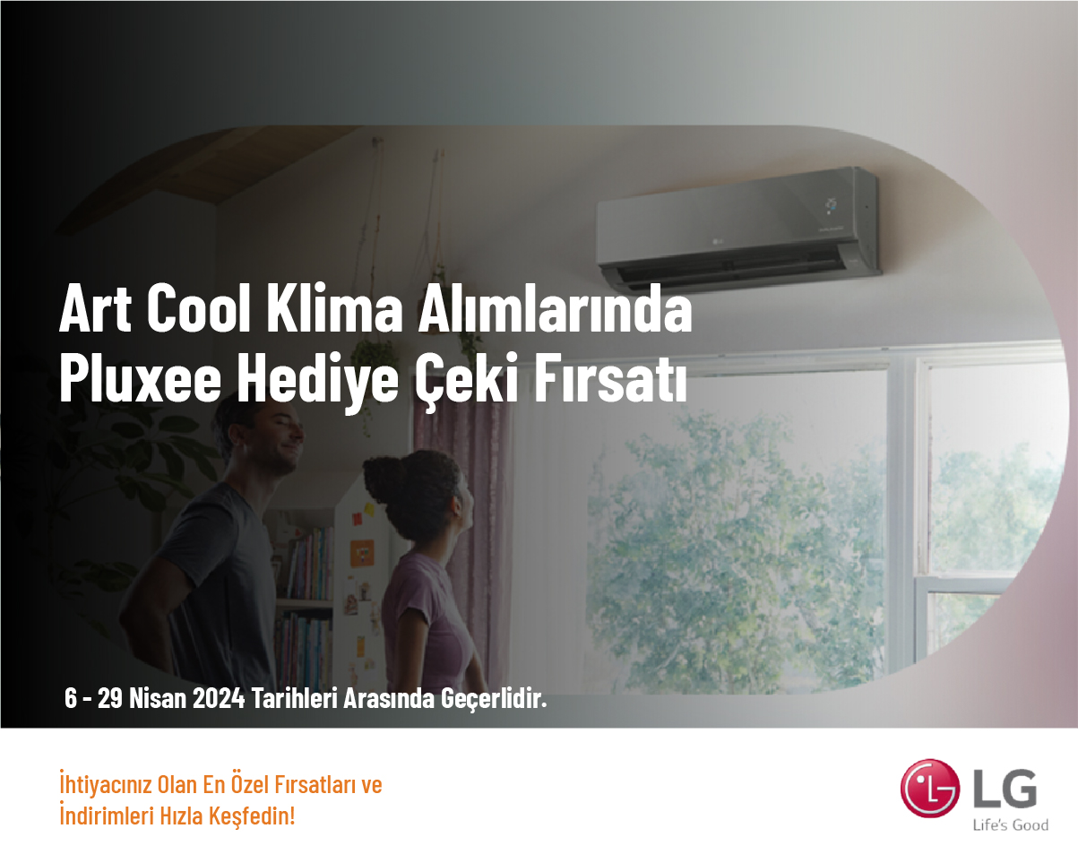 Art Cool Klima Alımlarında Pluxee Hediye Çeki Fırsatı