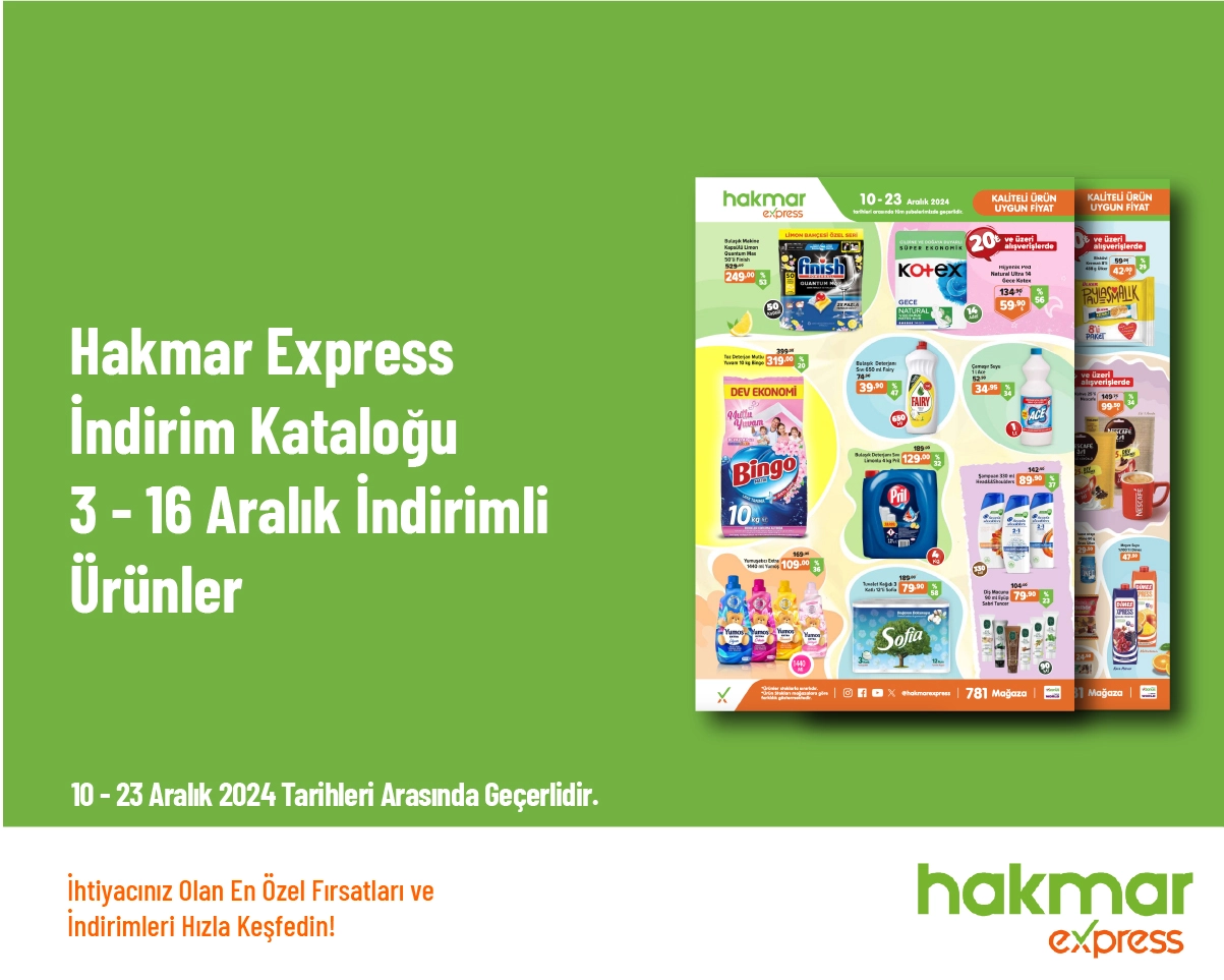 Hakmar Express İndirim Kataloğu - 3 - 16 Aralık İndirimli Ürünler