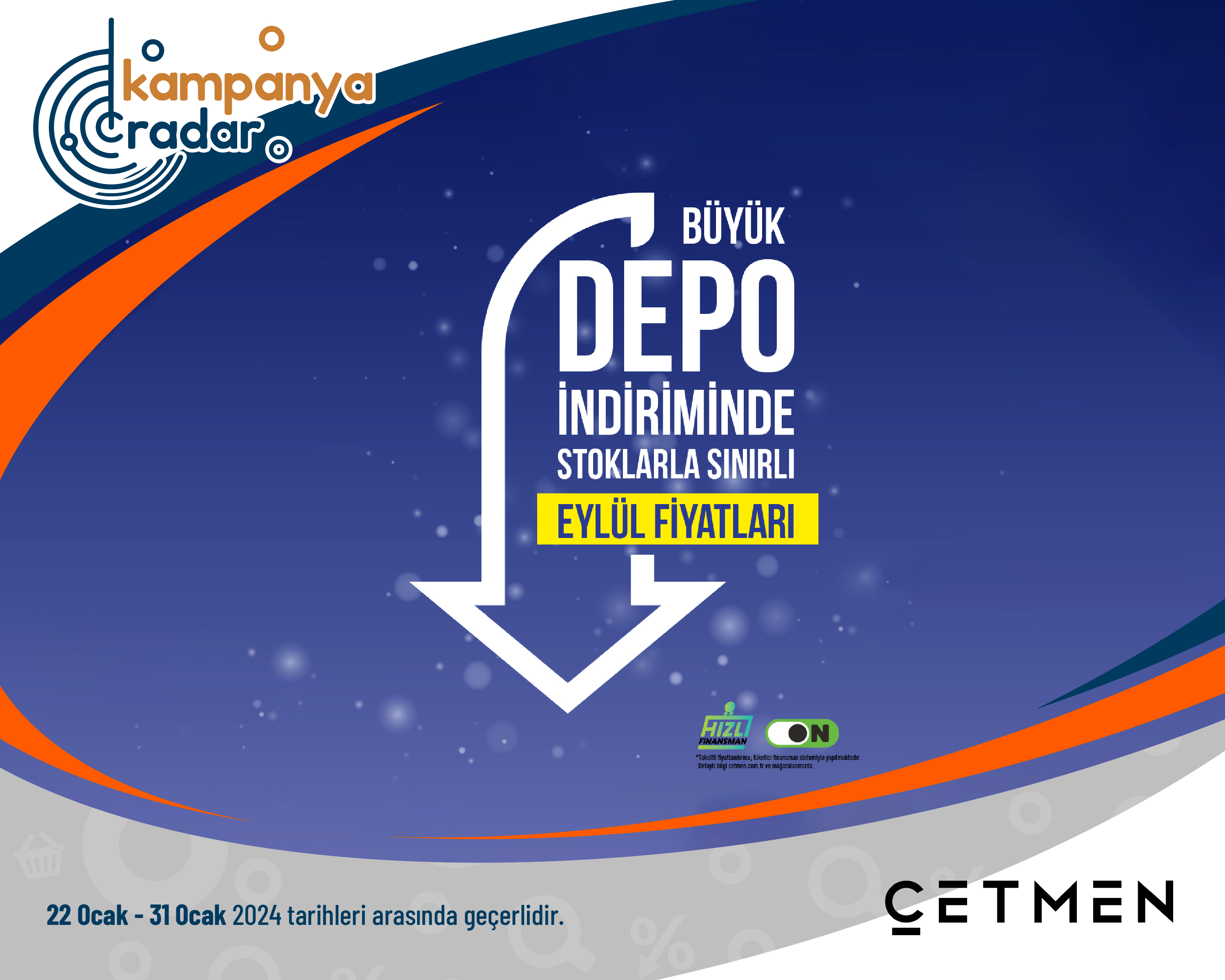 Çetmen BÜYÜK DEPO İNDİRİMİ