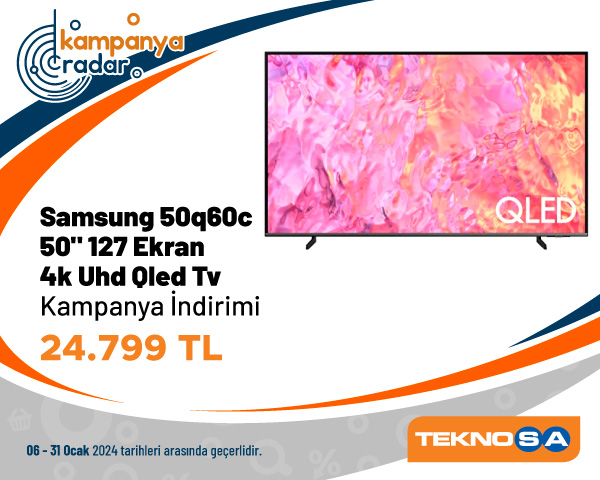 Samsung 50q60c 50" 127 Ekran 4k Uhd Qled Tv