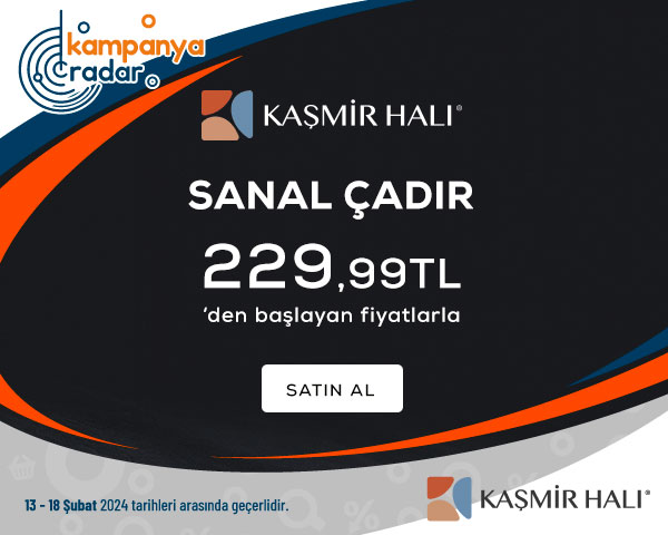 Kaşmir Halı Sanal Çadır Kampanyası