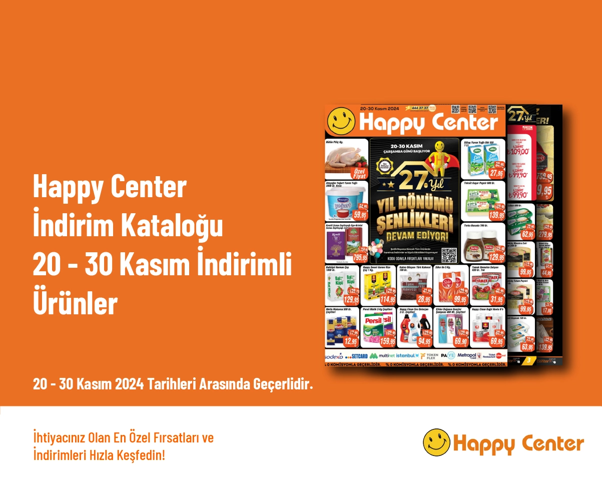 Happy Center İndirim Kataloğu - 20 - 30 Kasım İndirimli Ürünler