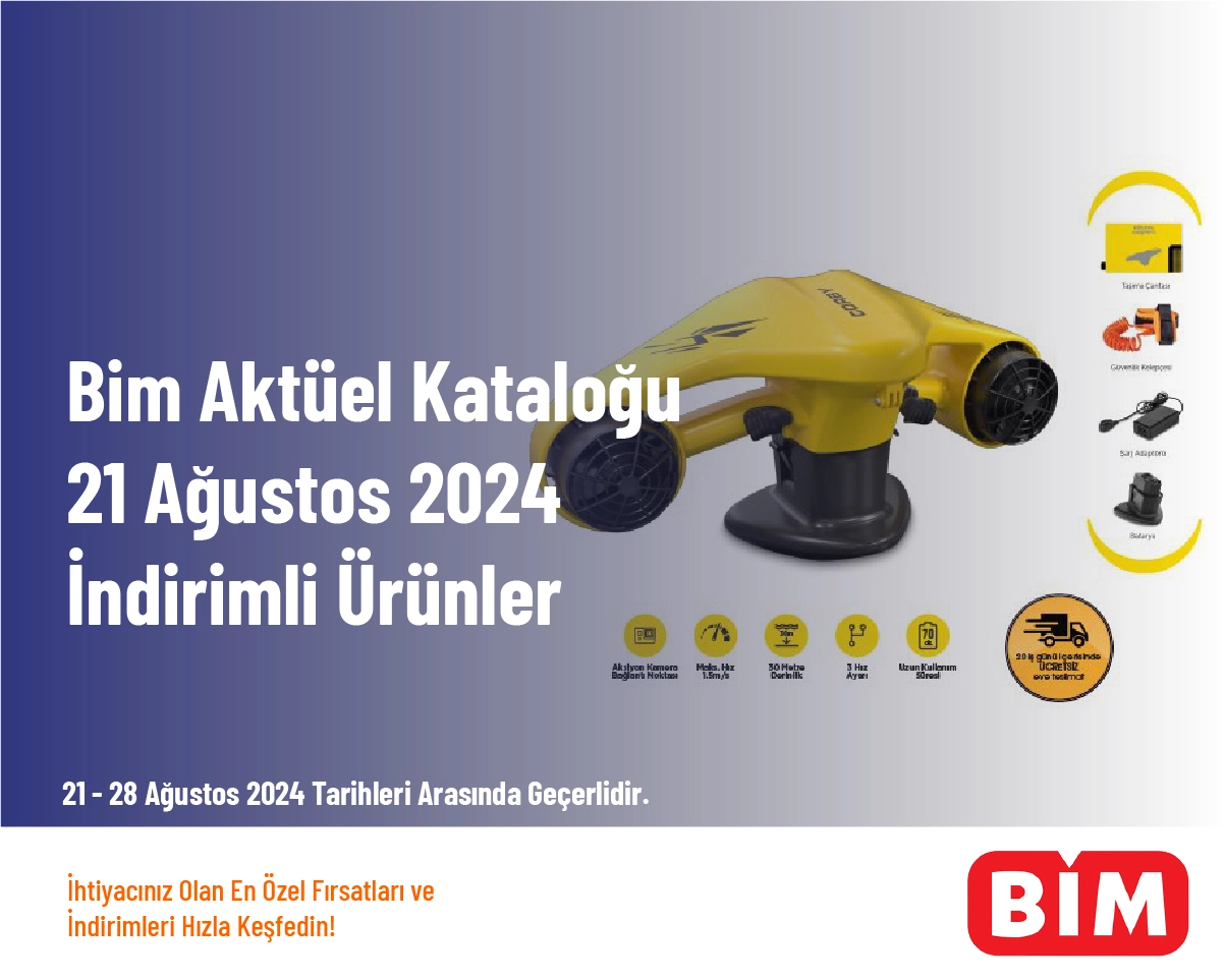 Bim Aktüel Kataloğu - 21 Ağustos 2024 İndirimli Ürünler