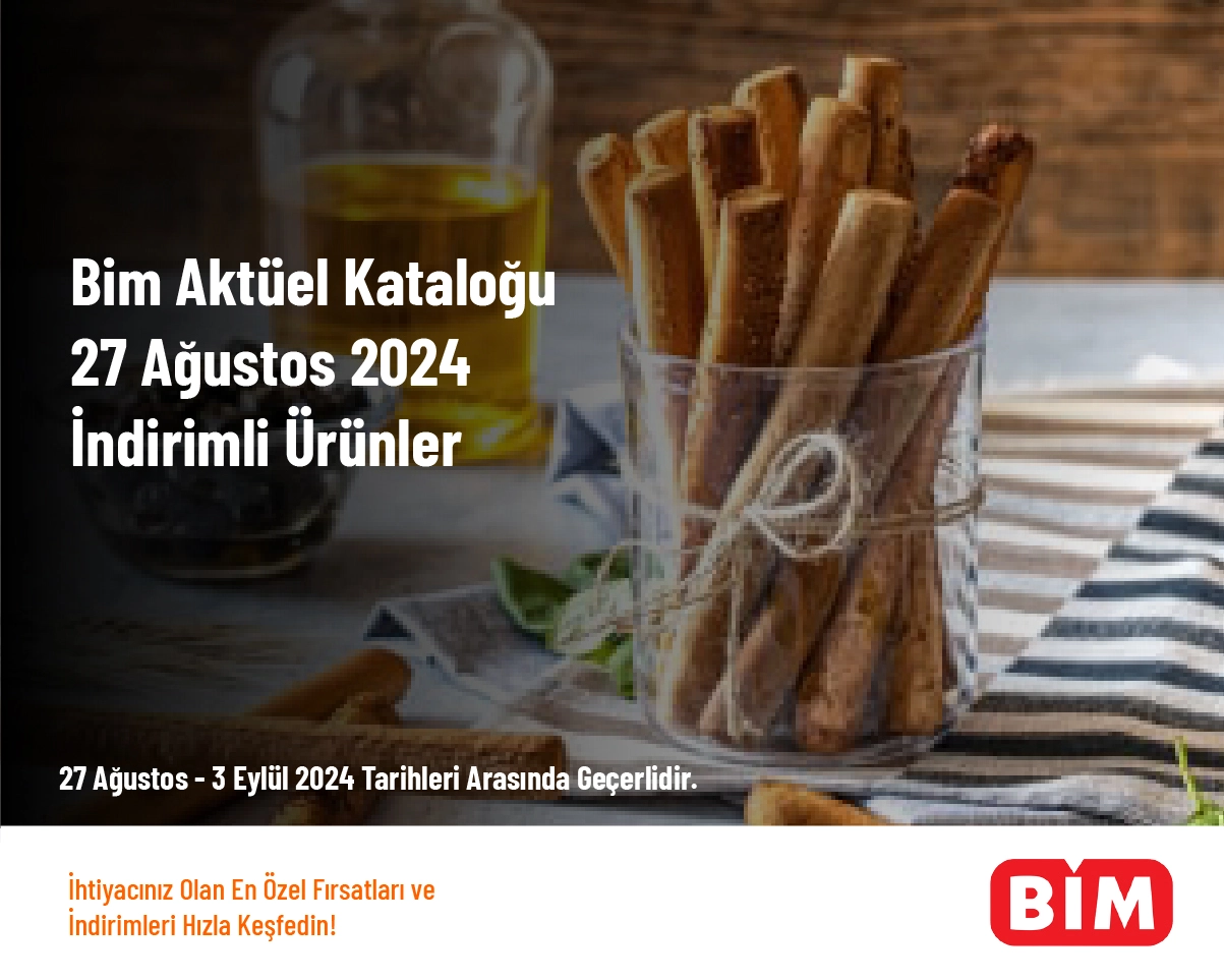 Bim Aktüel Kataloğu - 27 Ağustos 2024 İndirimli Ürünler